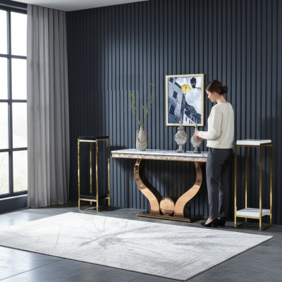 Moderne Konsolendësch Design Dësch Konsol Konsolendëscher Sideboard
