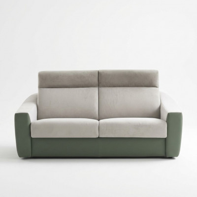 Designer Sofa 2-Sëtzer Stoffssofa Schloofsofa Zweisëtzer italienesch Miwwelen Nei