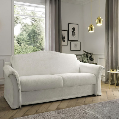 Zwee-Sëtzer Textilsofa Italienesch Miwwelen Wunnzëmmer Designer Sofas 2 Sëtzer Nei