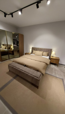Schlofkummer Luxus Bett Duebel Design elegant modern Bett nei Hotel