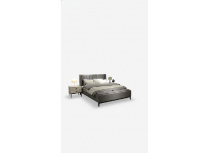 Héichwäerteg elegant Schlofkummer Bett Designer Duebel Bett nei Miwwelen