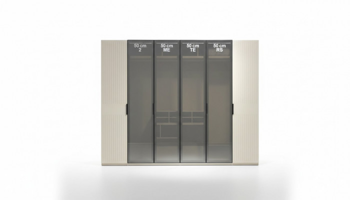 Nei a Modern Schlofzëmmer Héichwäertege Kleederschaf mat Eleganten Design