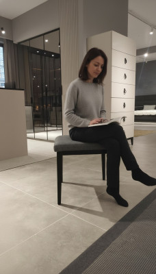 Komfortabel a stilvoll Modern Hocker fir Schlofkummer Textil Nei