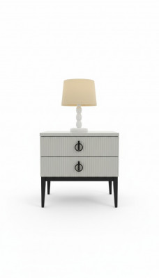Schlofzëmmer Sáitendësch Luxus 2x Nuetsdëscher Elegante Nuetsdëscher 2x