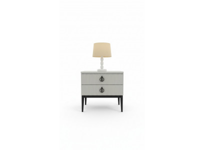 Schlofzëmmer Sáitendësch Luxus 2x Nuetsdëscher Elegante Nuetsdëscher 2x