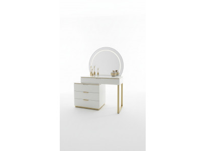 Design Schminktisch mat Spigel Luxus Schlofzëmmer Miwwelen 2tlg. Nei