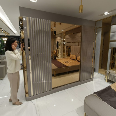 Kleederschaf Design Luxus Schaf Modern Stil Schief Schlofkummer Miwwelen Nei