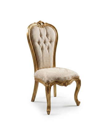 6x Stull Set Komplett Art déco Stil Design Chesterfield Stull Textil Nei