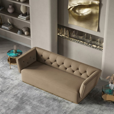 Wohnlandschaft Relax Sëtz Design Canapé Lounge Still Textil Canapé 3 Sëtzer