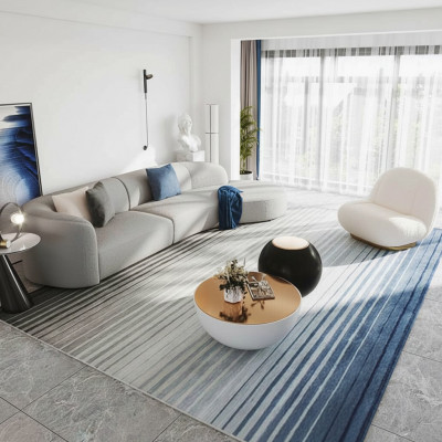 Sofa L-Form Sofa Wunnlandschaft Relax Sëtz Design Couche Lounge Sofas Textil Nei