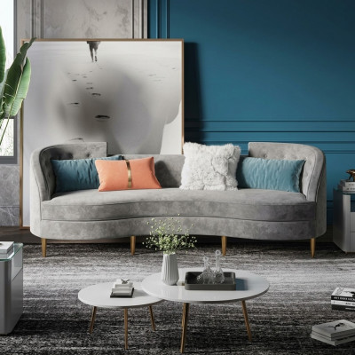 3-Sëtz Stoff Canapé Wunnlandschaft Relax Sëtz Design Canapé Lounge Canapéen Textil