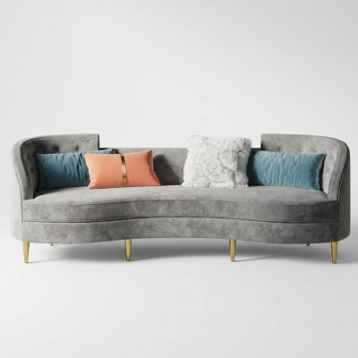 3-Sëtz Stoff Canapé Wunnlandschaft Relax Sëtz Design Canapé Lounge Canapéen Textil