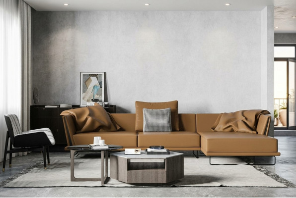 Ecksofa L-Form Lieder Wunnlandschaft Relax Sofa Design Canapé Lounge Sofas Eck Nei