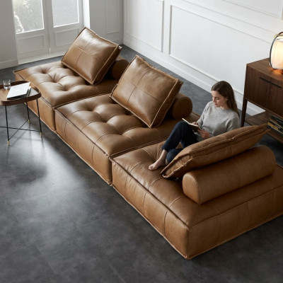 Dräisëtzer Canapé 3 Sëtzer Wunnlandschaft Couchen Sëtz Design Canapé Lounge Canapéen