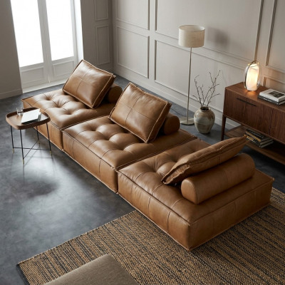 Dräisëtzer Canapé 3 Sëtzer Wunnlandschaft Couchen Sëtz Design Canapé Lounge Canapéen