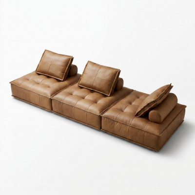 Dräisëtzer Canapé 3 Sëtzer Wunnlandschaft Couchen Sëtz Design Canapé Lounge Canapéen