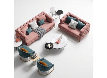 Dräisëtzer Relax Sëtz Design Couch Lounge Sofas Textil Sofa 3 Sëtzer Samt Sofa