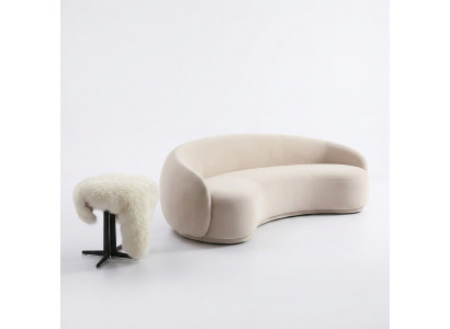 Design Canapé Lounge Sofas Samett Canapé 3 Sëtzer Stoff Ronn Club Miwwelen Eck Garnitur