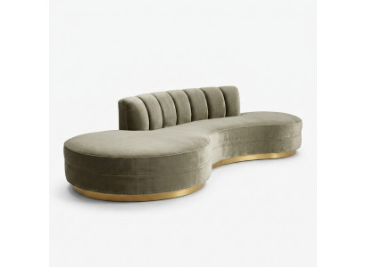 Ronn Relax Couch Sofas Luxus Miwwel Ronn Sofa 3 Sëtzer Ronncouch'en Oval Eck Neit