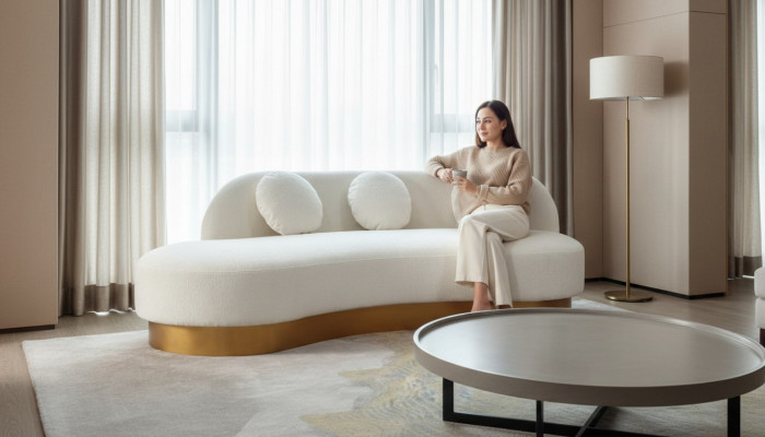 Canapé 3 Sëtz Polster Textil Modern Relax Sëtz Luxus Miwwelen Wunnlandschaft Samt