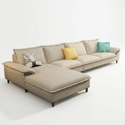 Wunnlandschaft Equipp Sofaberäich Polster Stoff Modern Relax Sëtz Luxus Miwwelen Sofa 329 cm