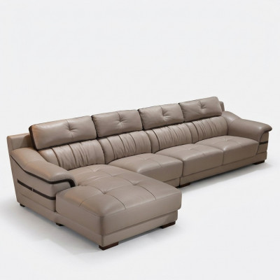 Luxus Eckcouch Ecksofa Polster Modern Relax Sëtz Miwwelen Wunnlandschaft L-Form