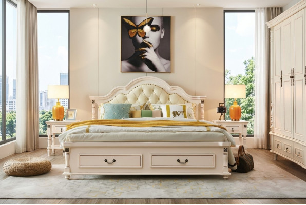 Holzbettsdesign Luxus Duebel Hotel Better Schlofzëmmer 180x200 cm Holz