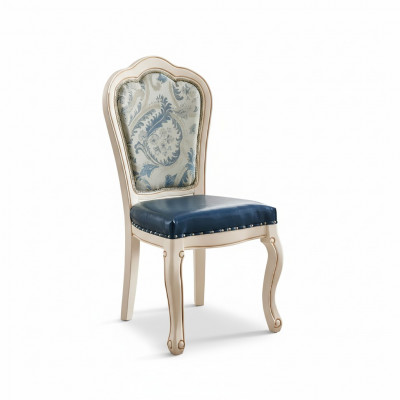 Stull Stillen Design Fauteuil Holzpolster Klassesch Iesszëmmer Miwwelen Massivholz