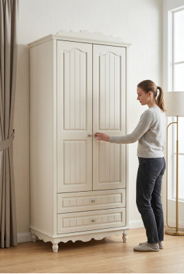 Kleederschaaf Schaf Holz Design Schlofzëmmer Schief Holz Miwwelen Miwwelen Nei