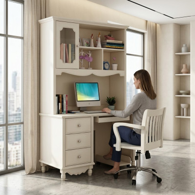 Landhaus Schreifdësch Sesselle Büro-Dësch PC-Dësch Schreifdëscher 2tl. Dëscher Nei