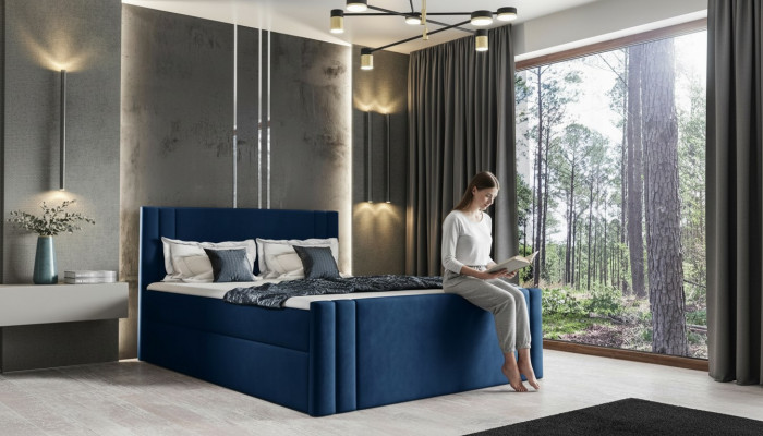 Bett Schlofkummer Better Këssen Design duebel Luxus 180x200 Boxspring Nei