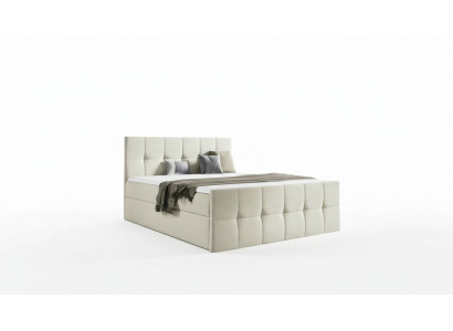Bett Bettkasten Boxspringbett Schlofzëmmer Polster Design Duebel Modern
