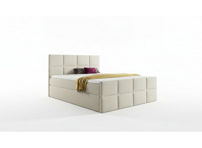 Bett Bettkëschte Boxsprintbett Schlofkummer Polster Design Duebel Hotel Modern
