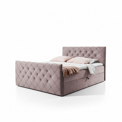 Chesterfield Boxspringbett Schlofzëmmer Design Duebel Hotel Bett Bettkëscht Nei