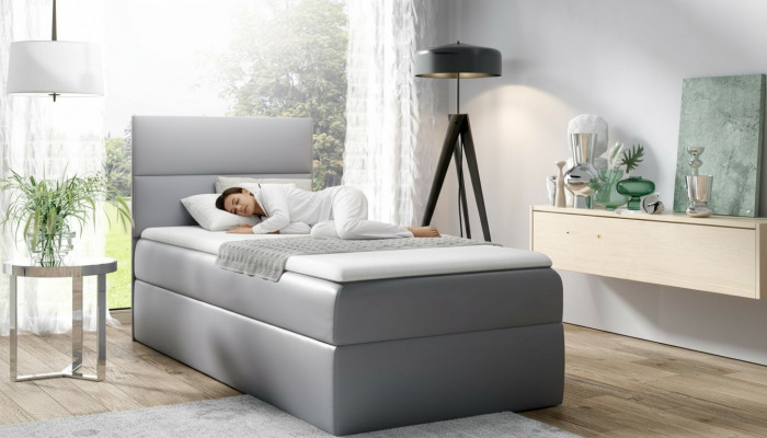 Jugendbett 90 cm Schlofkummer Design Hotel Modern Bett Bettkëschte Boxspringbett