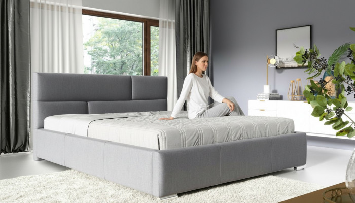 Bett Bettrahmen Schlofkummer Design Duebel Hotel Modern Stoff Nei 180x200 Miwwelen