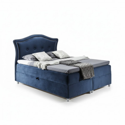 Stoff Boxspringbett Textil Design Duebelt Hotel Modern Schlofzëmmer Bett Better