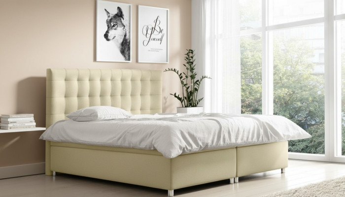Bettgestell gepolstert Bett Boxspringbett Design Duebel Hotel Modern Bett 160x200 Nei