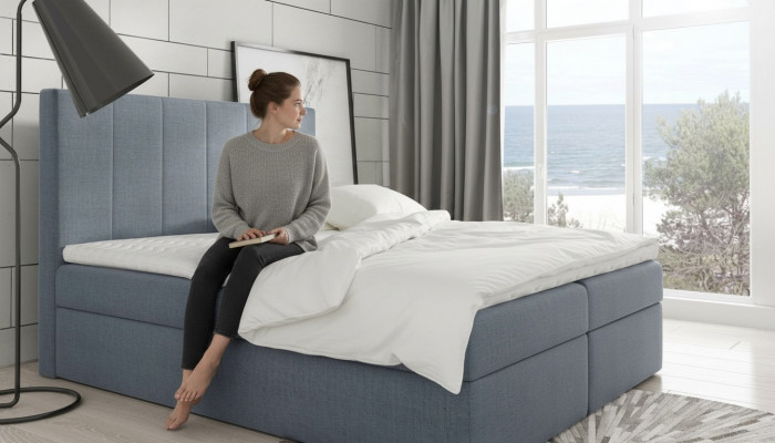 Modern Bett Schlofkummer Better Stoff Boxspringbett Textil Design Duebel Hotel