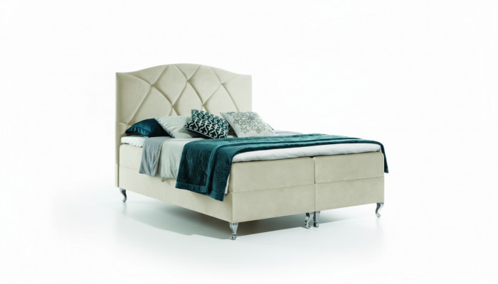 Chesterfield Boxspringbett Miwwel Better King Size Samt Hotel Nei Schlofzëmmer