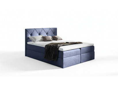 Modern Bett Schlofzëmmer Better 200x200 Boxspringbett Textil Design Duebel