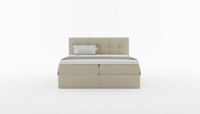 Stoff Boxspringbett Textil Design Duebel Hotel Schlofzëmmer Modern Bett Better