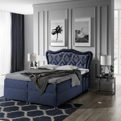 Klassesch Bett Boxspring Better Barock Schlofkummer Miwwelen Luxus Ariichtung