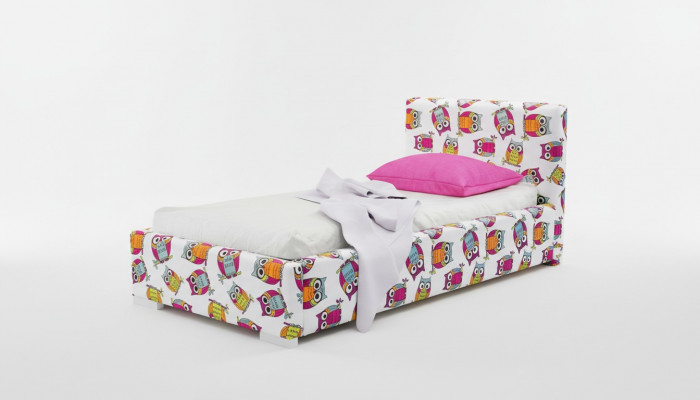 Jugendbett Kannerbett Kids Design Modern Bett Kannerzëmmer 90 cm Bettkëschten Nei