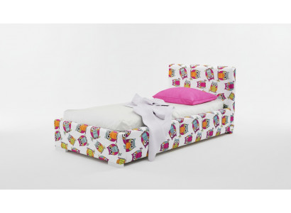 Jugendbett Kannerbett Kids Design Modern Bett Kannerzëmmer 90 cm Bettkëschten Nei