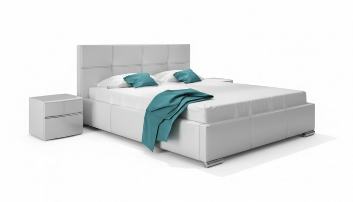Betteram Deschign Duebel Hotel Modern Bett Schlofzëmmer Better Wäiss Nei