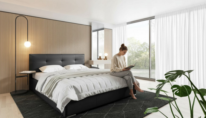 Luxus Miwweldesign Duebelhotel Modern Bett Schlofkummer Better Bettrahmen Neit