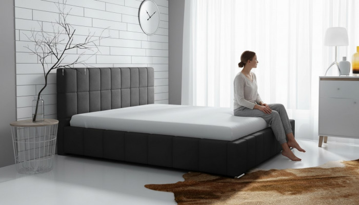 Bettframe Design Duebel Hotel Modern Schlofzëmmer Bett Better Polsterbett Nei