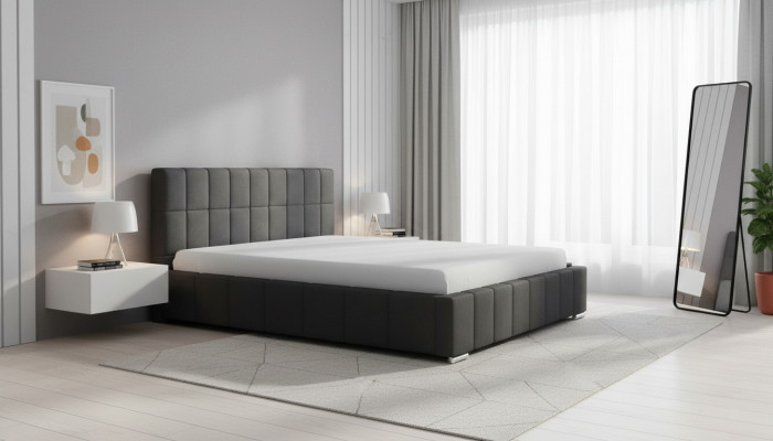 Bettframe Design Duebel Hotel Modern Schlofzëmmer Bett Better Polsterbett Nei