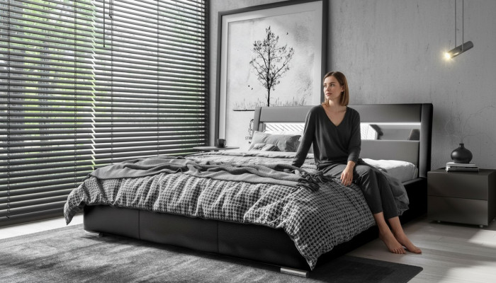 Bettkader Holz Bett Design Duebel Hotel Modern Bett Schlofzëmmer Better Miwwelen
